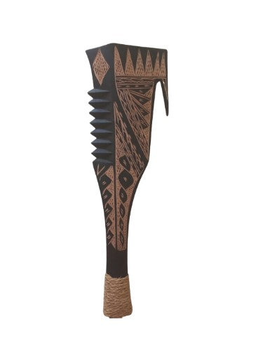 Samoan Wood Carved War Club