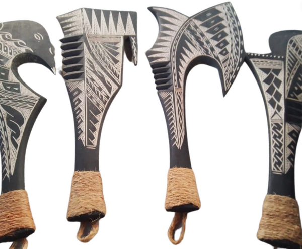 Samoan Wood Carved War Club