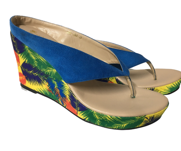 Skinny Wedge Sandals