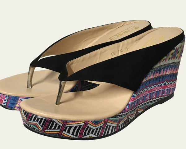 Skinny Wedge Sandals