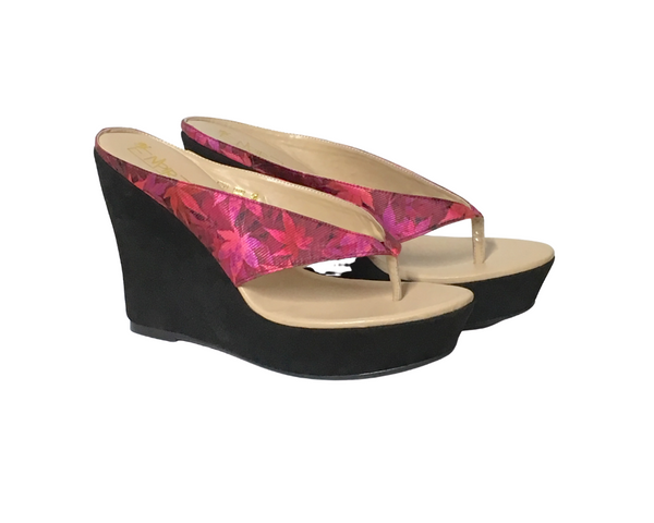 Skinny Wedge Sandals